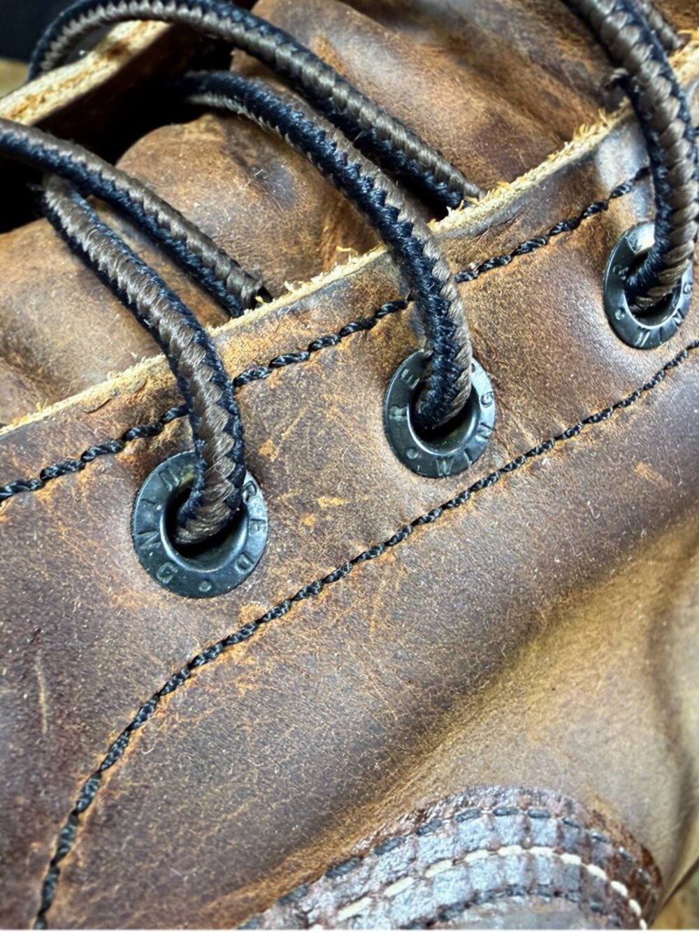 Red Wing Heritage 1907 Classic Moc Boots | Copper Rough & Tough | Men's 11.5 D - Picture 8 of 16